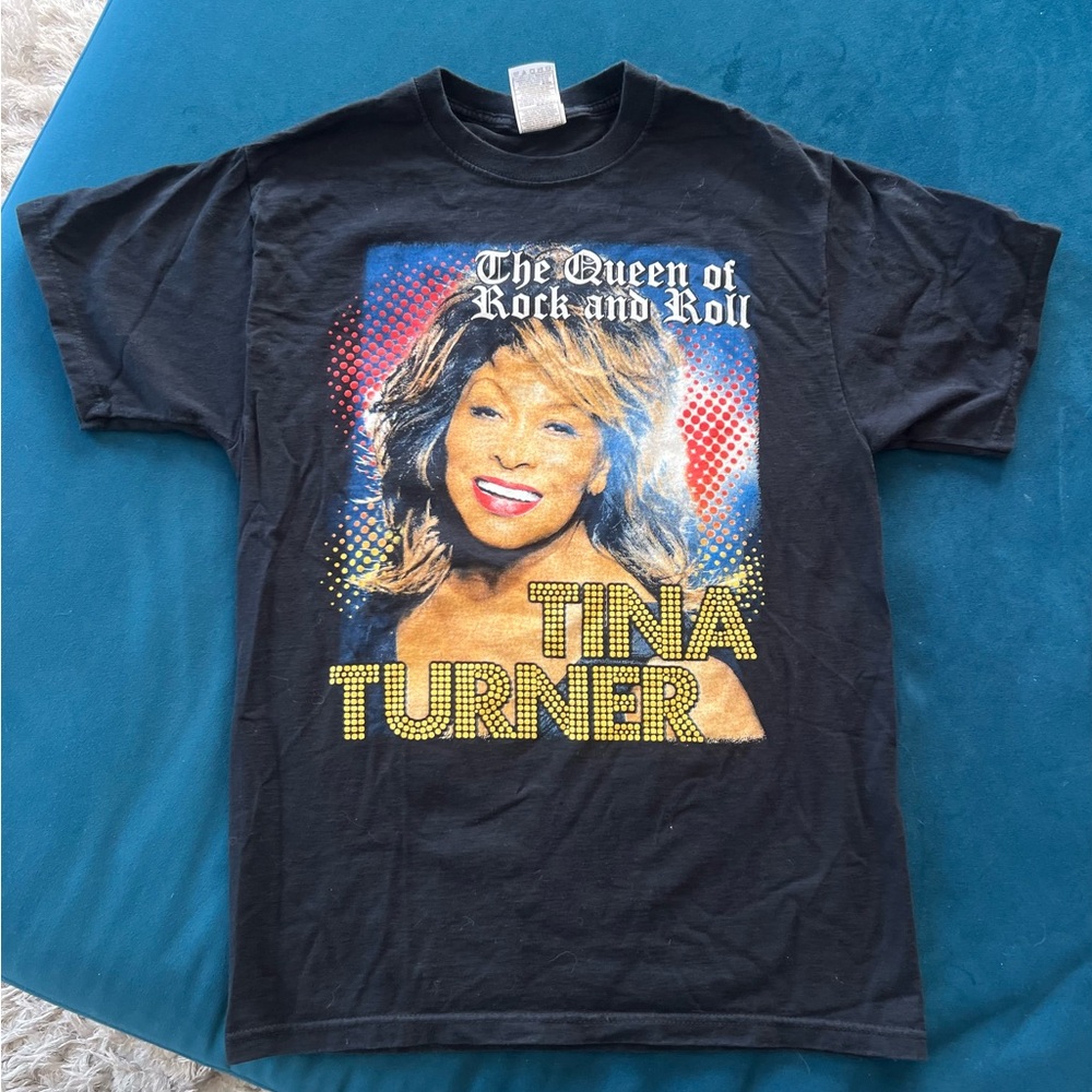 Black Tina Turner Graphic T-Shirt